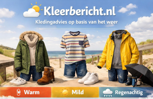 Kleerbericht - kledingadvies op basis van het actuele weer